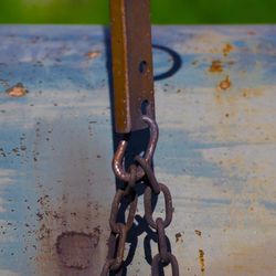 Close-up of rusty metal