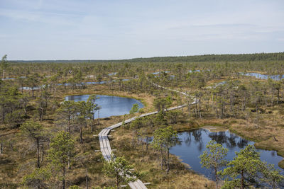 Scenic view of landscape against sky