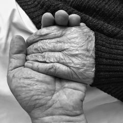 Close-up of hands