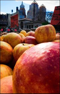 Full frame shot of market stall