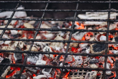 Full frame shot of metal grate