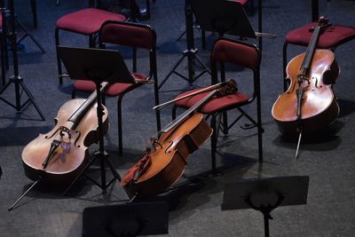 View of guitar