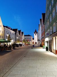 Street amidst buildings in city