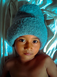 Portrait of cute boy