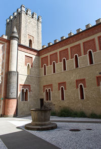 View of historical building against sky in city