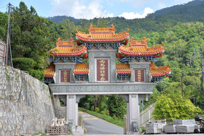 Temple against sky