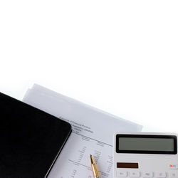 High angle view of laptop on table