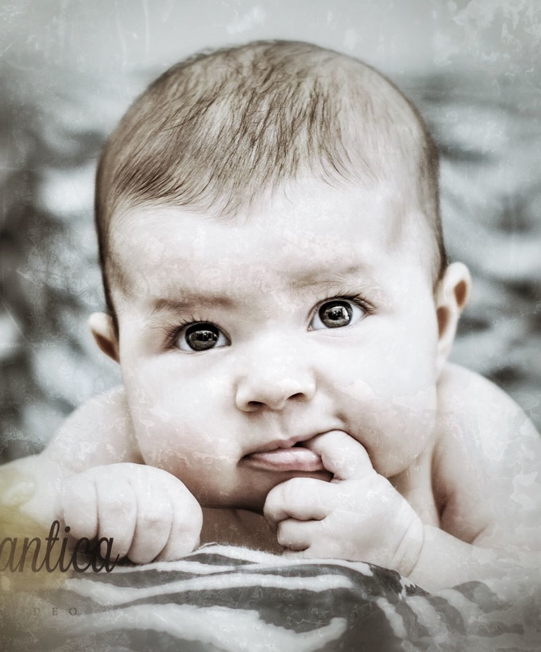 indoors, close-up, childhood, cute, innocence, headshot, portrait, babyhood, looking at camera, baby, person, toddler, lifestyles, focus on foreground, boys, elementary age, relaxation, human face