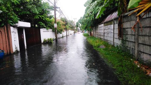 Canal amidst buildings in city