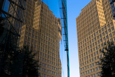 Low angle view of modern office building