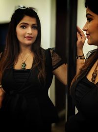 Portrait of beautiful woman