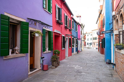 Burano is a small island in italy
