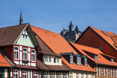 View of buildings in city