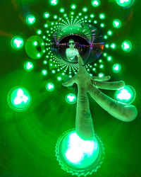 Light painting at night