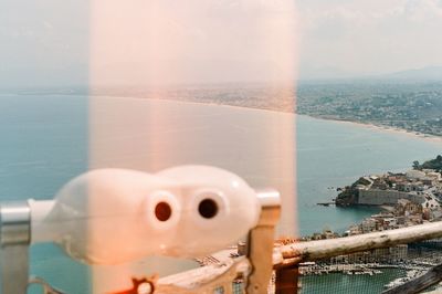 View of coastline from observation point