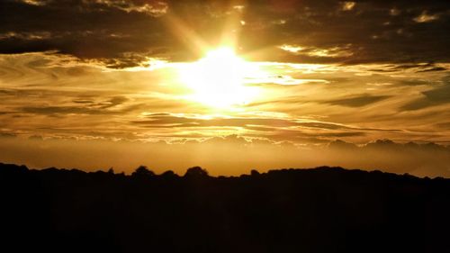 Scenic view of sunset