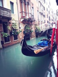 Boats in canal