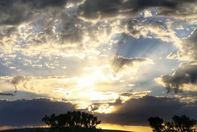 Scenic view of sky during sunset