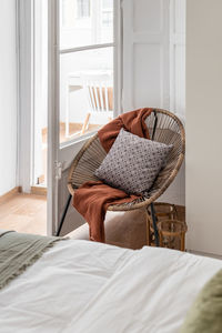 Interior of bedroom at home