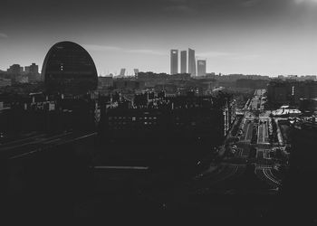 View of buildings in city