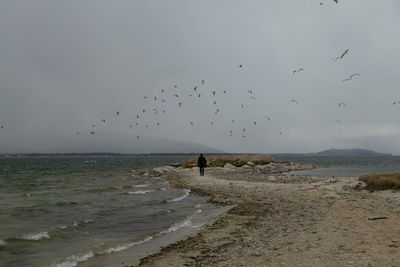 Armenia, lake sevan, view from the mountain