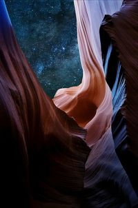 Rock formations in cave