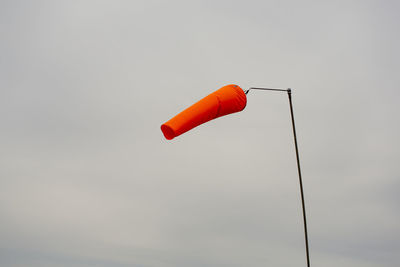 Low angle view of kite against sky