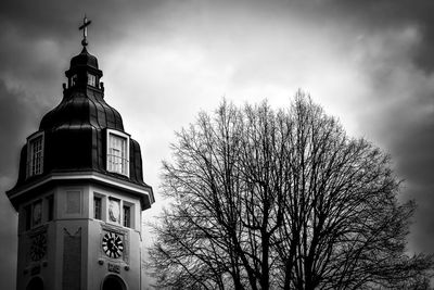 Low angle view of building against sky