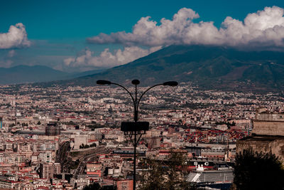 Napoli summer memories panoramic view of vezuvius