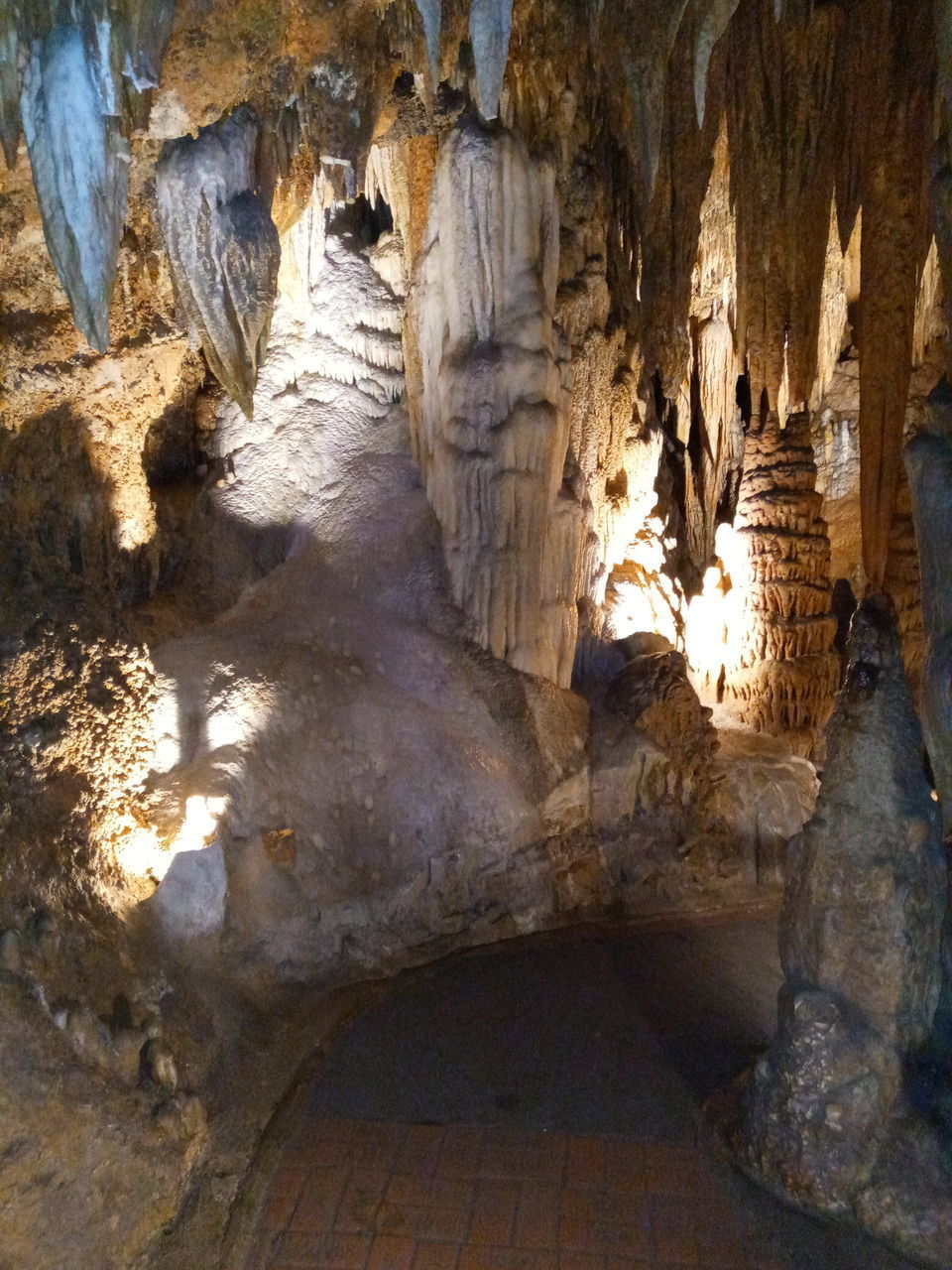 VIEW OF CAVE IN CANYON