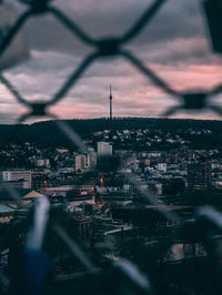 Aerial view of city