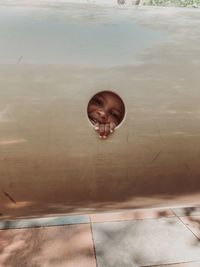 Portrait of smiling boy in water