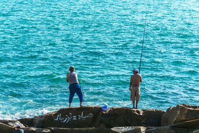 Man in sea