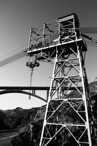 Low angle view of bridge against sky
