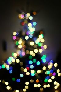 Defocused lights at night