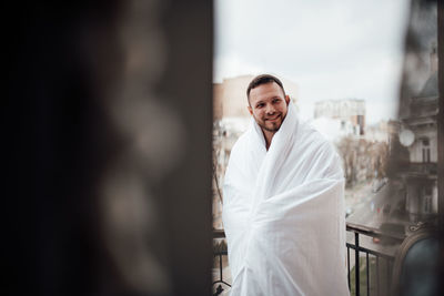 Portrait of a smiling young man