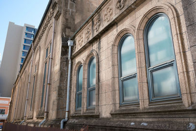 Low angle view of historic building