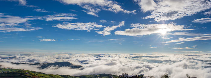 Low angle view of clouds in sky