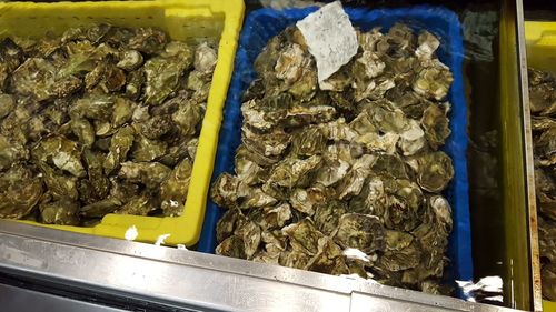 Close-up of food for sale in market