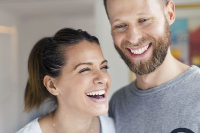 Portrait of a smiling couple