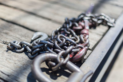 Close-up of chain