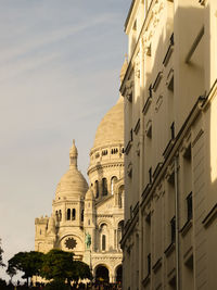 Low angle view of building against sky