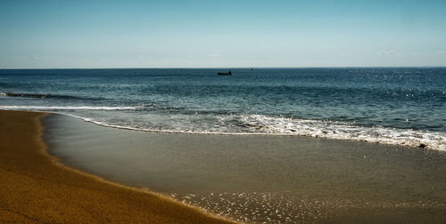 Scenic view of beach