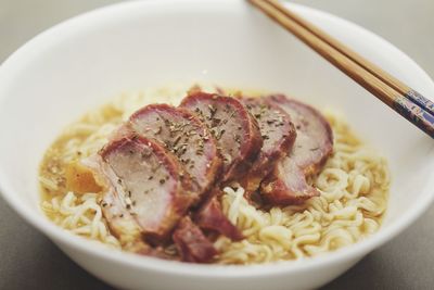 Close-up of food in bowl