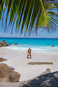 Scenic view of beach