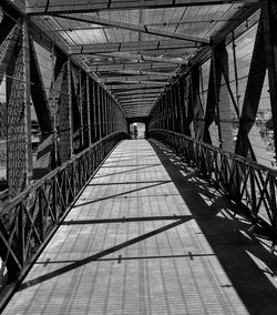 Footbridge over river