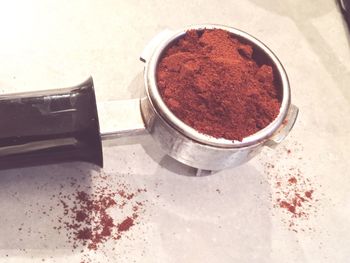 ground coffee