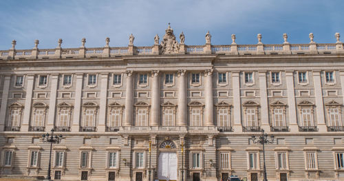 Low angle view of historical building