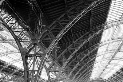 Low angle view of eiffel tower