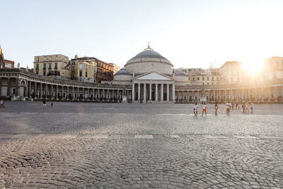 San francesco di paola at piazza del plebiscito against sky